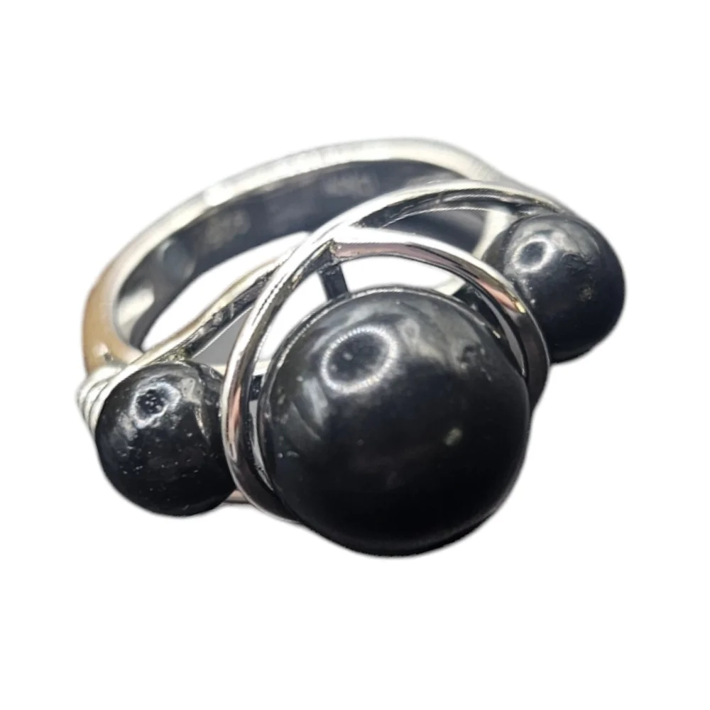 Shungite Trinity Ring